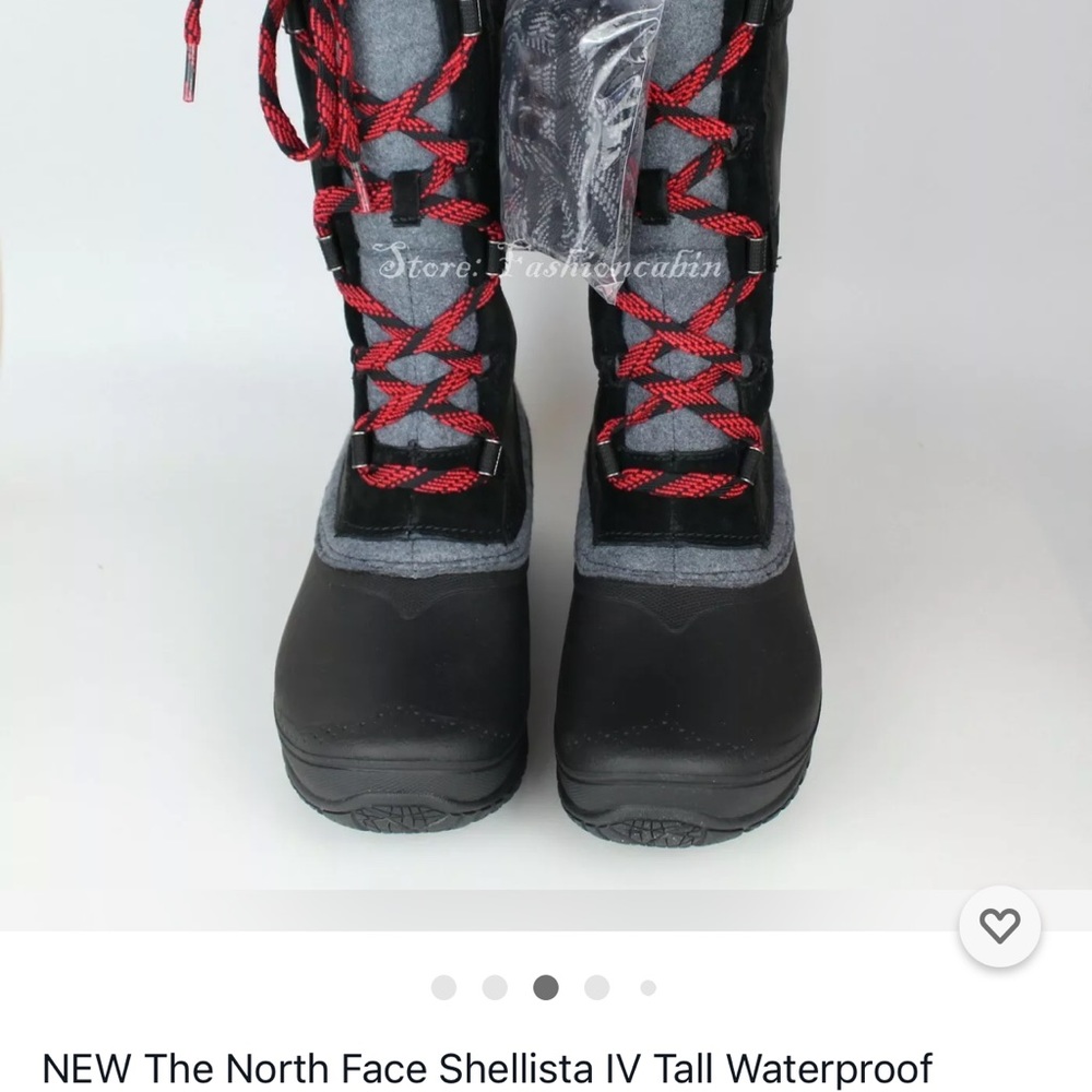 The North Face Shellista III mid-height boots. Only worn once!